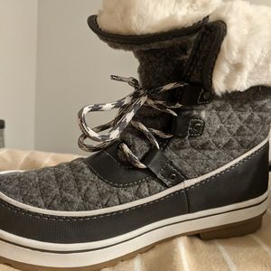 Womens Fur Lined Boots Sz 10